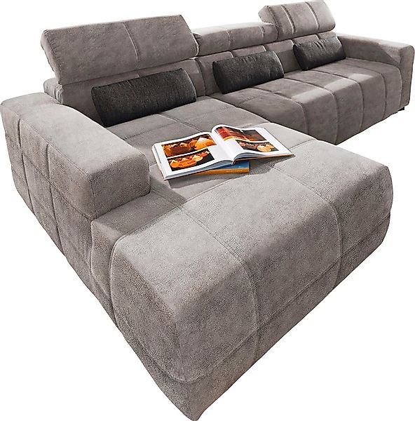 DOMO collection Ecksofa »Brandon große Ausführung B/T/H: 289/177/80 cm, auc günstig online kaufen