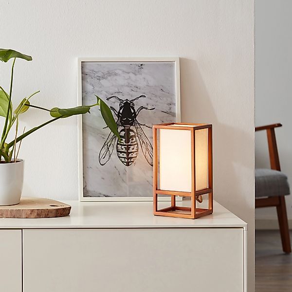 Brilliant Tischleuchte Seaside Natur und Weiß günstig online kaufen