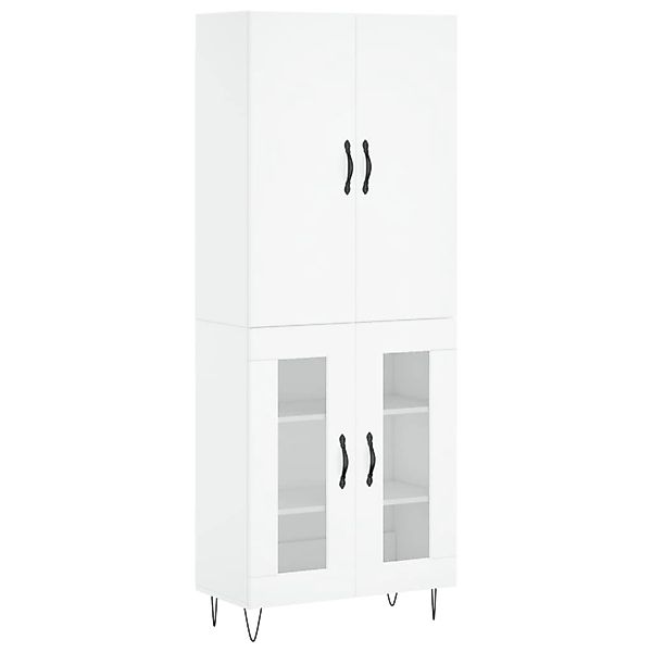 vidaXL Highboard Weiß 69,5x34x180 cm Holzwerkstoff 3198065 günstig online kaufen