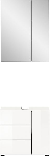 welltime Badmöbel-Set »BIEL, TOPSELLER!, 2 teilig, hochwertige MDF Front, R günstig online kaufen