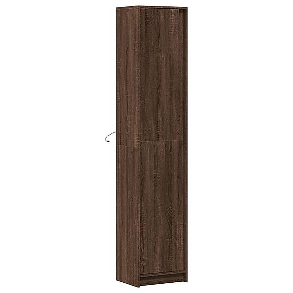 vidaXL Highboard Highboard mit LED-Beleuchtung Braun günstig online kaufen