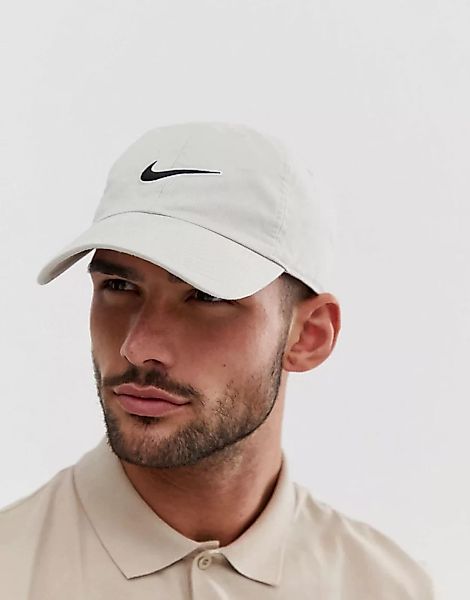 Nike – H86 Essential – Sandfarbene Kappe mit Swoosh-Logo-Neutral günstig online kaufen