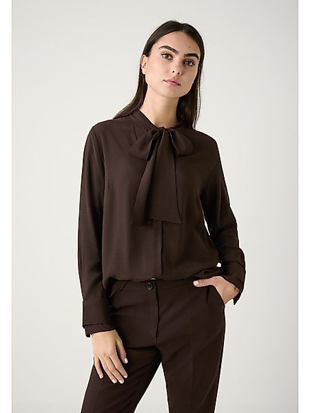 MORE&MORE Langarmbluse elegante Schluppenbluse günstig online kaufen