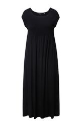 Ulla Popken Maxikleid Kleid A-Linie gesmokt günstig online kaufen