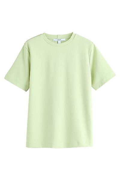 Next T-Shirt Schweres T-Shirt mit Rundhalsausschnitt (1-tlg) günstig online kaufen