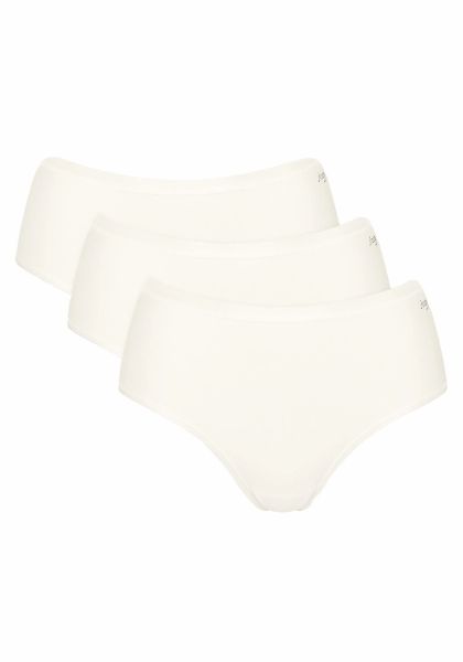 sloggi Midislip "GO Daily Cotton" 3er Pack, Glanz-Effekt Details, weich, Ba günstig online kaufen
