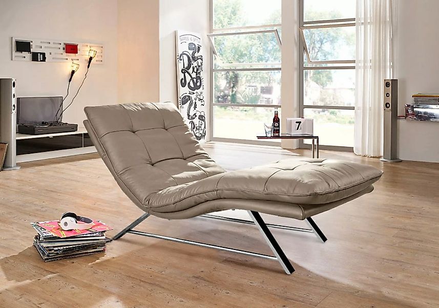 W.SCHILLIG Relaxliege »daily dreams«, in Waffelkissen-Optik, wahlweise mit günstig online kaufen