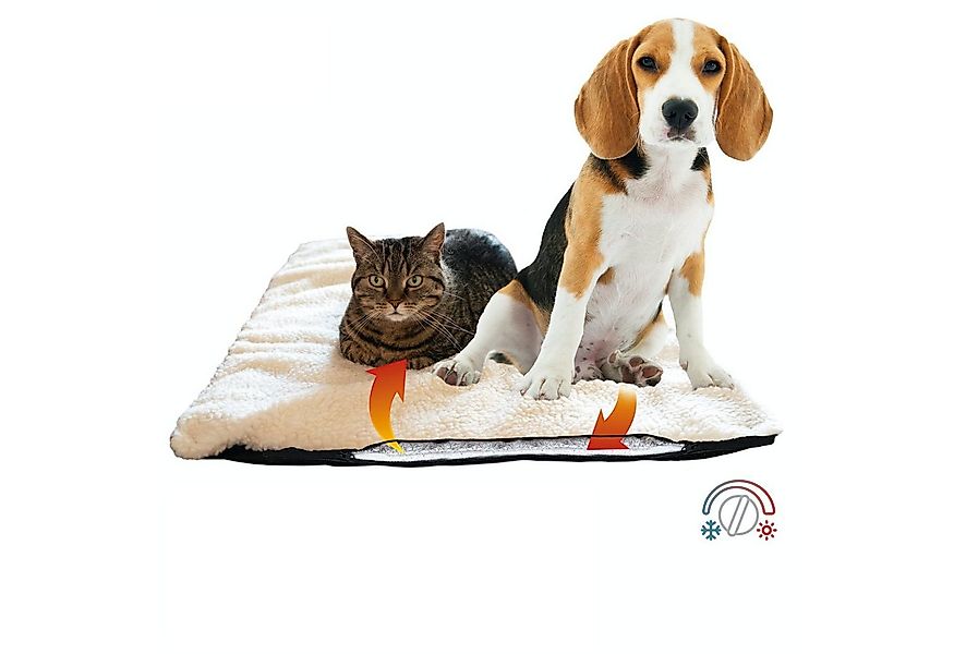 riijk Tierdecke Heizdecke, Wärmedecke für Hunde und Katzen, Vlies, Selbsthe günstig online kaufen