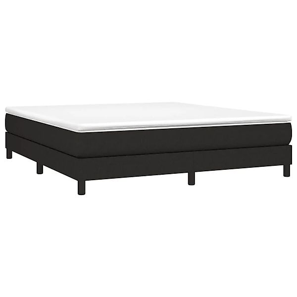 vidaXL Boxspringbett mit Matratze Schwarz 180x200 cm Stoff 3144095 günstig online kaufen