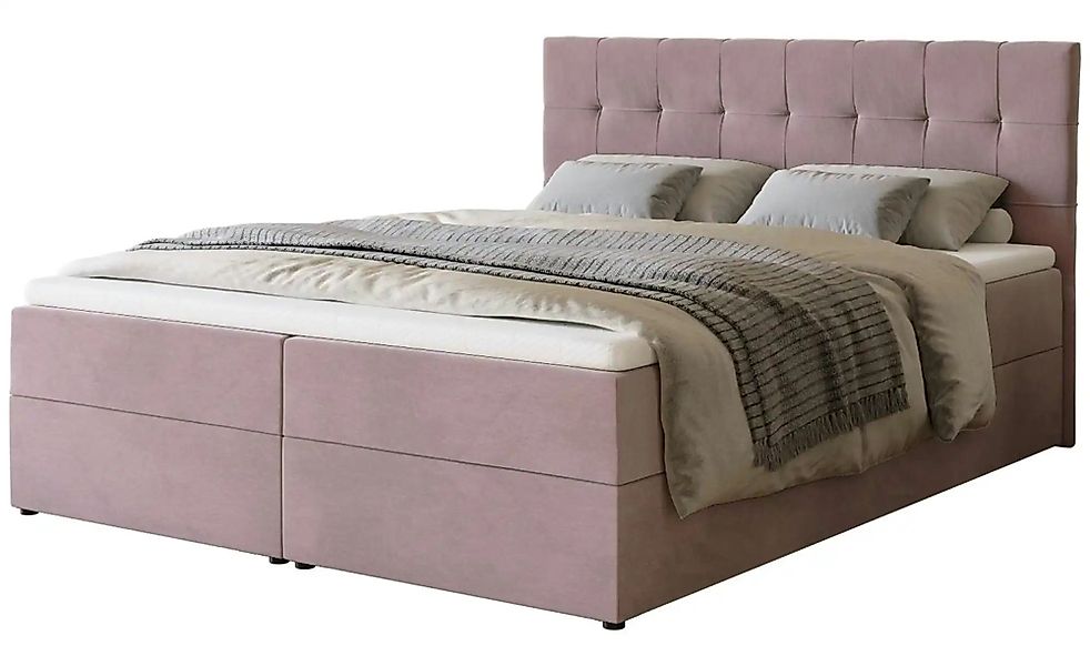 Boxbett mit Bettkasten und Topper Dartford ¦ rosa/pink ¦ Maße (cm): B: 160 günstig online kaufen