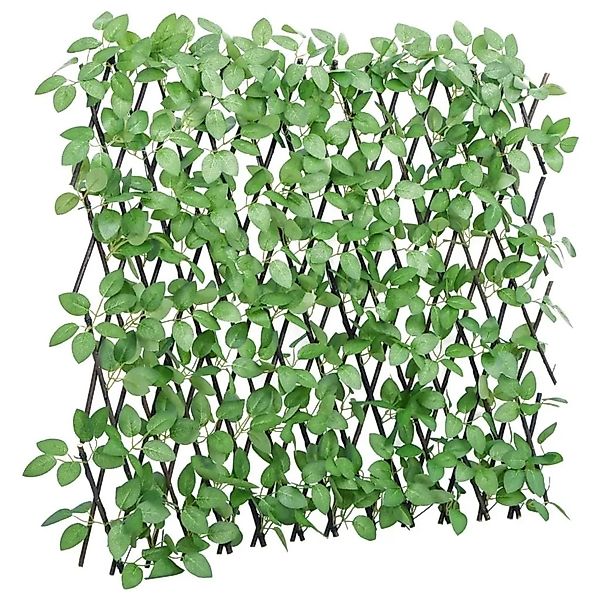 vidaXL Rankgitter mit Künstlichem Efeu Erweiterbar Grün 180x65 cm 366586 günstig online kaufen