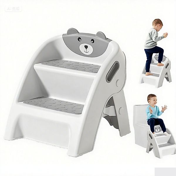 HEYHIPPO Baby-Toilettensitz Faltbarer Kinderhocker mit Anti-Rutsch-Füßen, günstig online kaufen