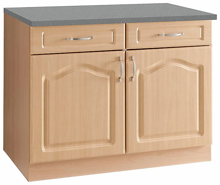 wiho Küchen Unterschrank "Linz", 100 cm breit, in Landhaus-Optik günstig online kaufen