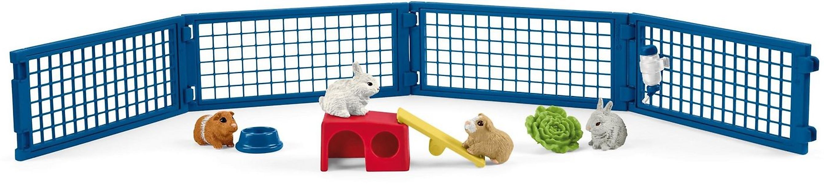 Schleich® Spielfigur FARM WORLD, Zuhause für Kaninchen und Meerschweinchen günstig online kaufen