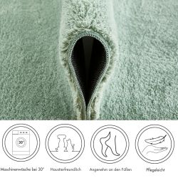 Andiamo Badematte "Arezzo" Höhe 16 mm rutschhemmend beschichtet fußbodenhei günstig online kaufen