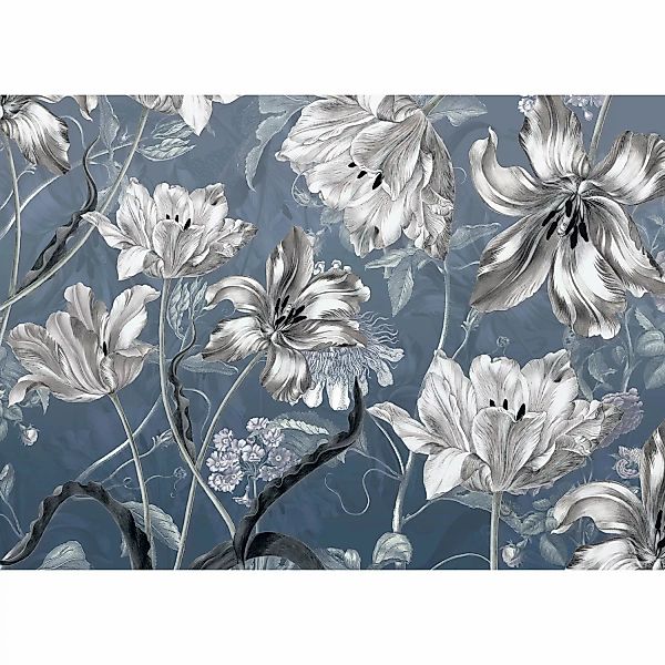Komar Vliesfototapete Merian Blue 350 cm x 250 cm günstig online kaufen