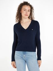 Tommy Jeans Strickpullover TJW ESSENTIAL VNECK günstig online kaufen
