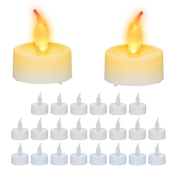 relaxdays LED-Kerze LED Teelichter 24er Set günstig online kaufen