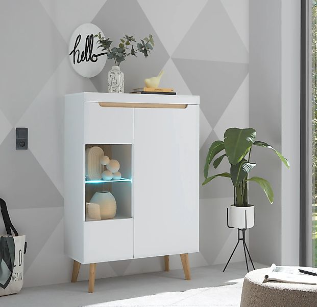 Home affaire Vitrine "Torge, Hochschrank, Glasvitrine, Standvitrine, Vitrin günstig online kaufen