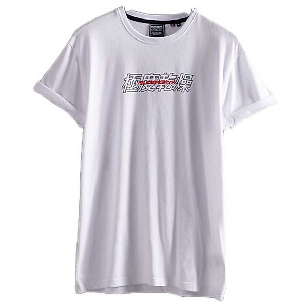 Superdry Japan Code Kurzarm T-shirt 2XL Optic / Optic günstig online kaufen
