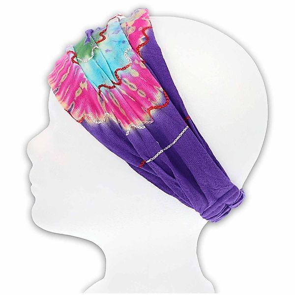 KUNST UND MAGIE Stirnband Batik elastisches günstig online kaufen