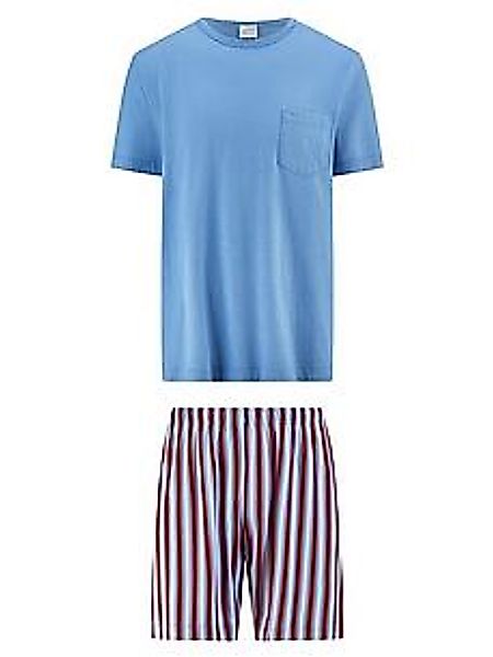 Kurzer Schlafanzug Mey Night blau günstig online kaufen