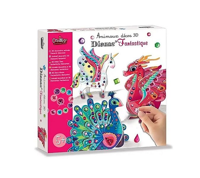 suebidou Kreativset Bastelset 3D-Deco-Tiere „Fantastische Diamanten“ für Ki günstig online kaufen