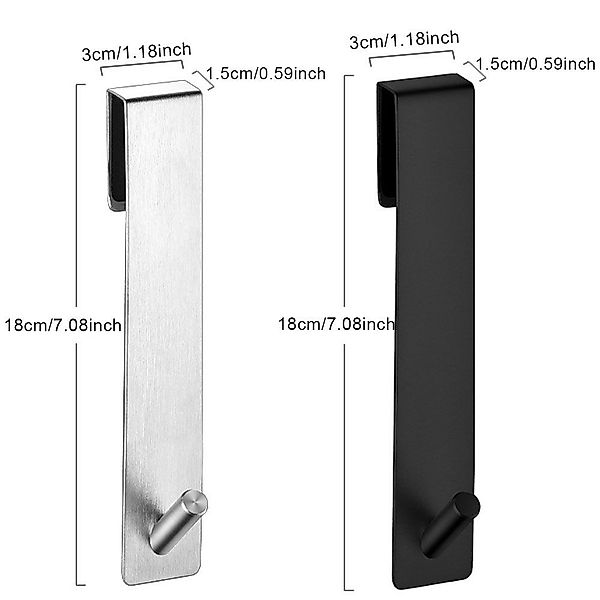 QUBEBU Handtuchhaken 2/4 Stk Haken Edelstahl günstig online kaufen