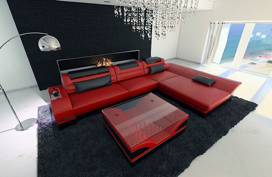 Sofa Dreams Ecksofa Couch Leder Sofa günstig online kaufen