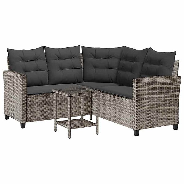 vidaXL Loungesofa Gartensofa in L-Form mit günstig online kaufen