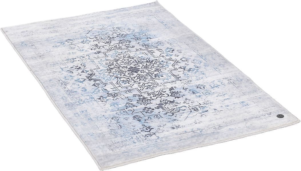 Tom Tailor Badteppich   Oriental ¦ blau ¦ Synthetik ¦ Maße (cm): B: 60 H: 0 günstig online kaufen