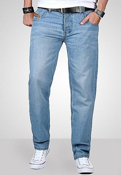Maurelio Modriano Straight-Jeans Herren Straight Fit – Klassische 5-Pocket günstig online kaufen