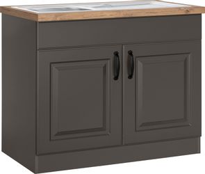 wiho Küchen Spülenschrank "Erla" 100 cm breit mit Kassettenfront günstig online kaufen