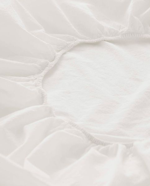 hessnatur Perkal Spannbettlaken aus Bio-Baumwolle - weiß - Größe 90-100x200 günstig online kaufen