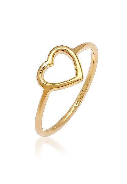 Elli Fingerring Herz Liebe Romantik Zart günstig online kaufen