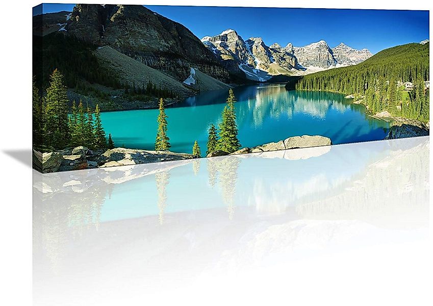 Visario Leinwandbild 1-teiliges Bild auf Leinwand fertig gerahmt Maße 120 x günstig online kaufen