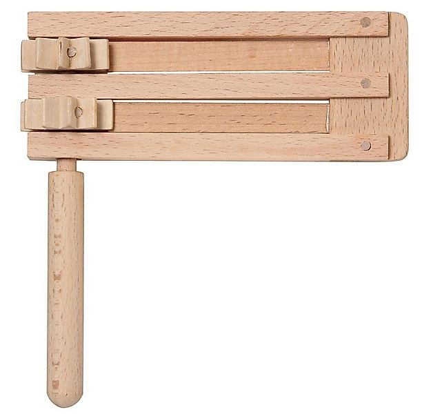 Bartl Spielzeug-Musikinstrument Doppelratsche, aus Massivholz, 15cm, für Sp günstig online kaufen