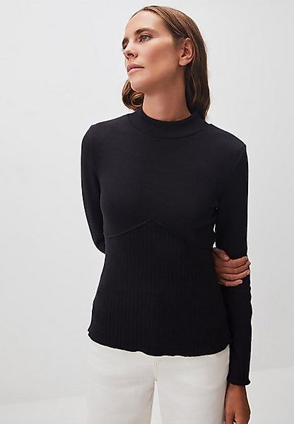 Jimmy Key Strickpullover Weicher strukturierter Pullover mit halbem Rollkra günstig online kaufen