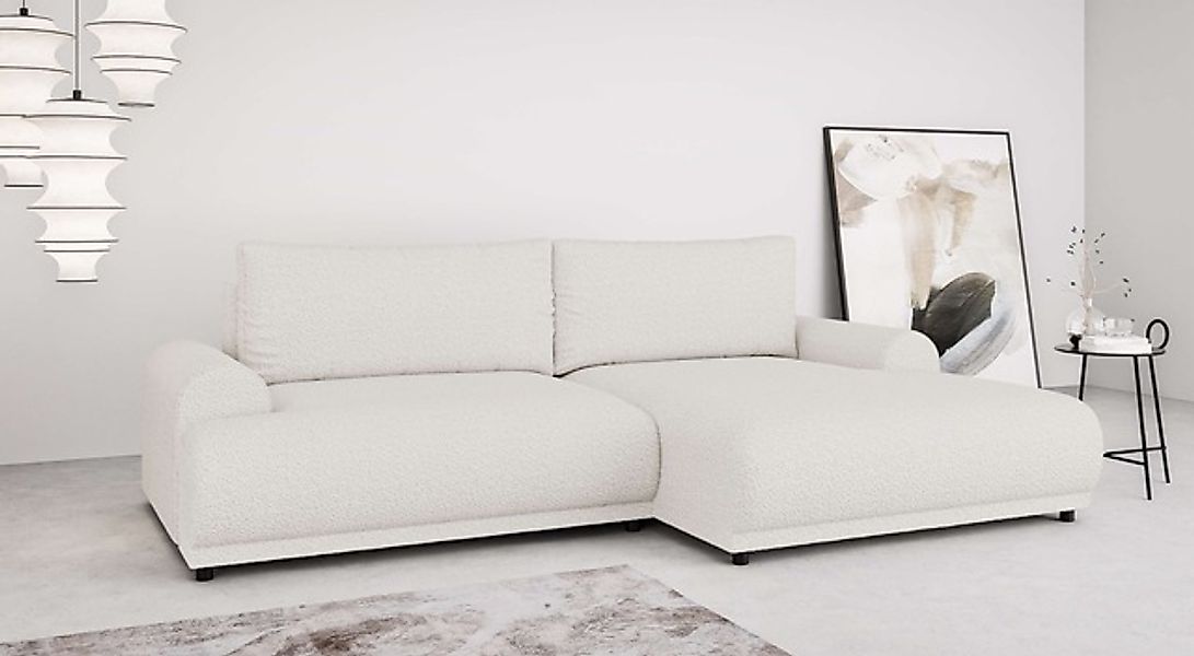 Home affaire Ecksofa »Marsby, mit Bettfunktion und Bettkasten, Maße: B/H/T günstig online kaufen