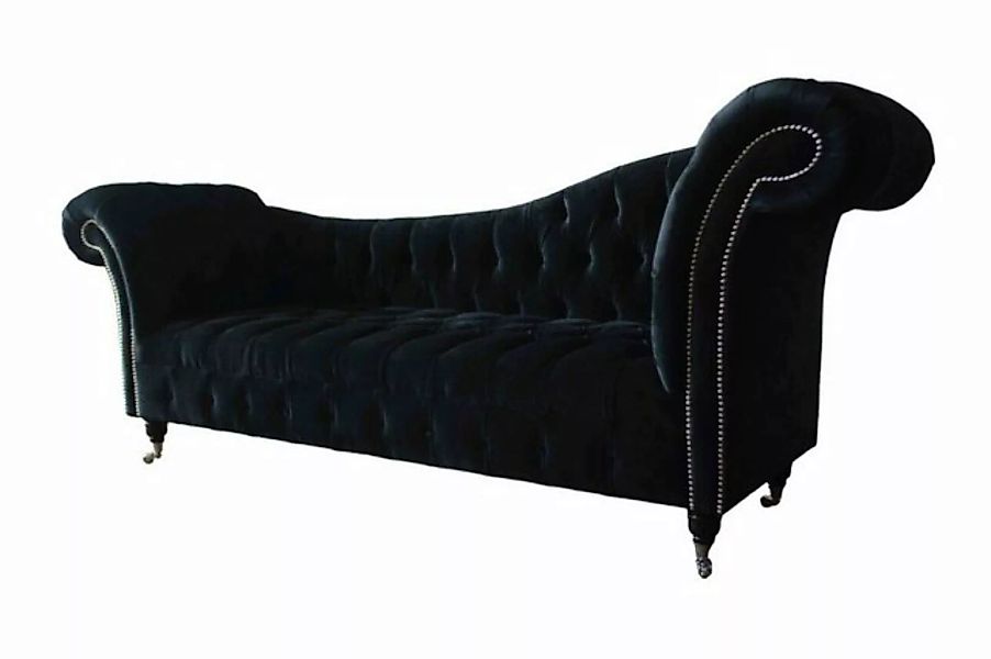 JVmoebel Sofa Schwarzes Chesterfield Dreisitzer Luxus 3-Sitzer Couch Modern günstig online kaufen