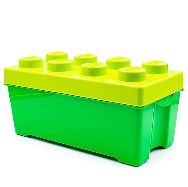 LEGO® Aufbewahrungsbox Original grüne LEGO Aufbewahrungsbox Medium günstig online kaufen