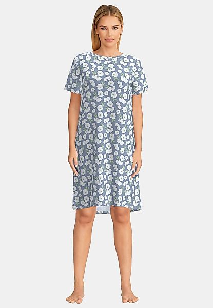 GÖTZBURG Nachthemd "Sligo" Blumenmuster, Kurzarm, Rundhalsausschnitt, Baumw günstig online kaufen