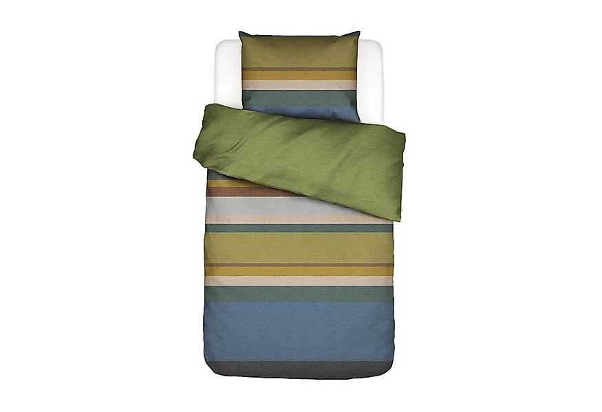 Essenza Bettwäsche Kim Green Flanell Brushed Renforcé, Flanell, 2 teilig, g günstig online kaufen