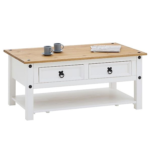 CARO-Möbel Couchtisch CAMPO, Sofatisch aus Kiefer günstig online kaufen