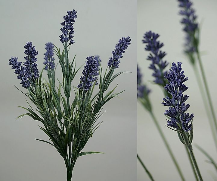 Kunstblume Lavendelbusch 34cm FI Kunstpflanzen Blumen Pflanzen künstlicher günstig online kaufen