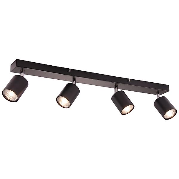 Brilliant LED-Deckenstrahler Taio 4-flammig Schwarz 69,5 cm günstig online kaufen