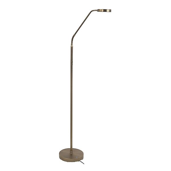 LED-Akku-Stehlampe Comfort, bronze, 135 cm Metall CCT Dimmer günstig online kaufen