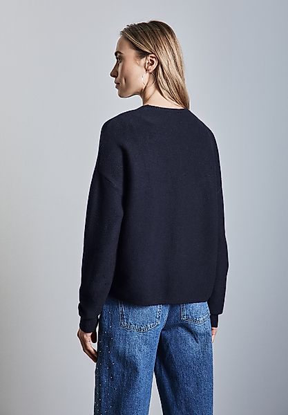 STREET ONE Cardigan, im angenehmen Materialmix günstig online kaufen