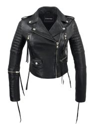 trueprodigy Lederjacke Jade mit Reißverschluss Details günstig online kaufen