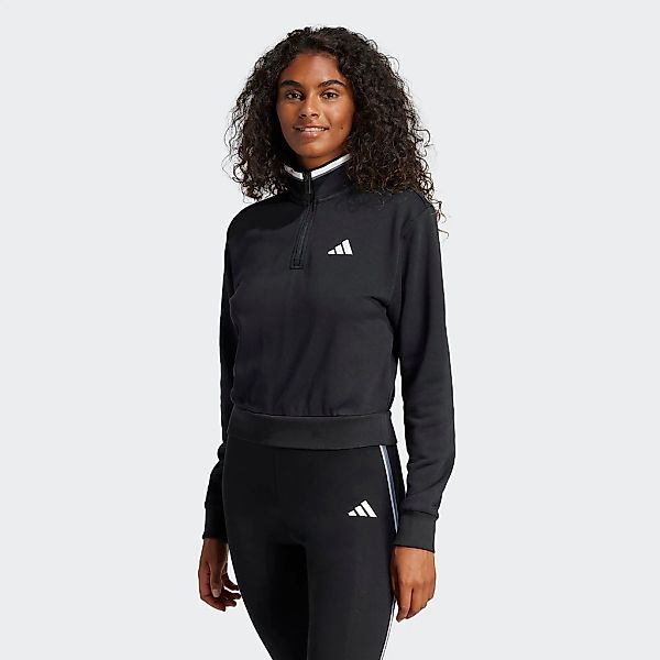 adidas Sportswear Sweatshirt "ESSENTIALS COLOR POP FRENCH TERRY CROP QUARTE günstig online kaufen